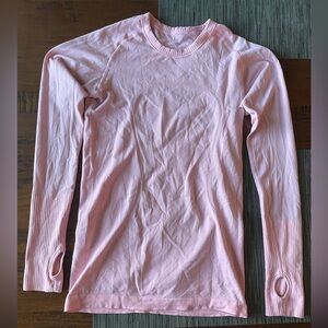 Lululemon Swiftly Tech Long Sleeve Shirt - pink - 6